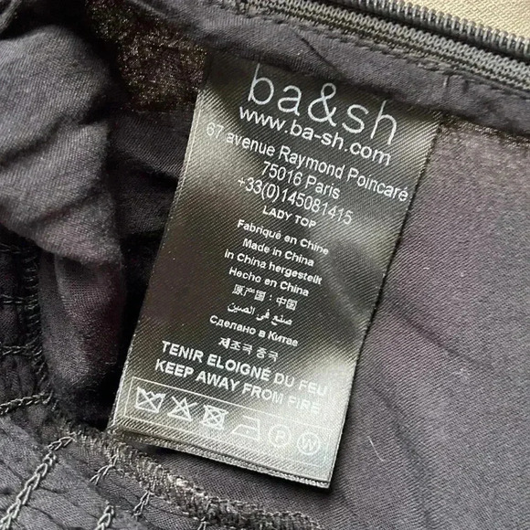 NWT Ba&sh Topaz Crop Floral Top size XS - Picture 15 of 15